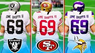 I put LaGunSlinga Dime Droppa VI on EVERY NFL Team