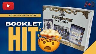 2023 Leaf Ultimate Hockey Box Break - BOOKLET HIT