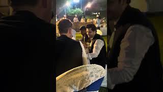 Team Peshawar Zalmi and the Chairman Mr. Javed Afridi meets at dinner of ahead of #HBLPSLX