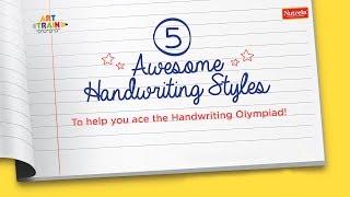 Nutrela Soya - 5 Awesome Handwriting Styles for the Handwriting Olympiad!  | Art Train
