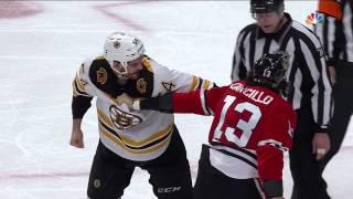 Adam McQuaid fights Dan Carcillo 2/22/15 60fps