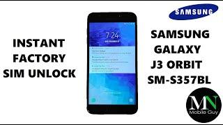 SIM Unlock Simple Mobile / Family Mobile Samsung Galaxy J3 Orbit For Use On GSM Carriers!