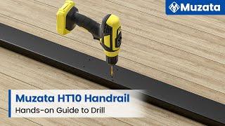 Step-by-Step Guide: Installing Muzata HT10 T304 Stainless Steel Handrails with Precision Drilling