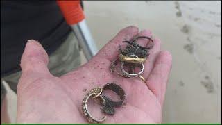 Beach Metal Detecting New Hampshire GOLD! GOLD! GOLD!