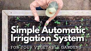 Easy DIY Automatic Irrigation System for any Garden!