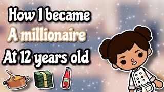 How I became a millionaire at 12 years old | Toca life world ︎