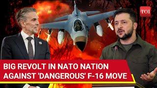 'Stop This Stupid...': NATO Nation Faces Revolt Against F-16 For Kyiv Stance Days After Destruction