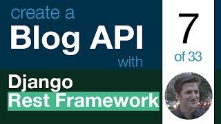 Blog API with Django Rest Framework 7 of 33 - Update & Destroy Delete API View