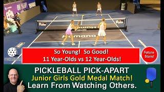 Pickleball WOW! How Good Are These 11 & 12 Year Old Players? Hint...Very Good! Watch & Find Out Why!