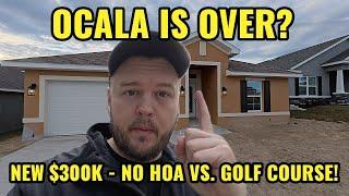 DON’T Move to Ocala Before Watching This! Inside $300K New Homes Compared - NO HOA vs. Golf Course