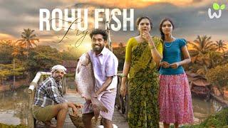 GIANT ROHU FISH FRY | Big size Rohu Fish Fried in my Village Home | ഭീമൻ മത്സ്യം | Fish fry Recipe.