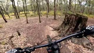 Wiry Panic trail Daisy Hill. Solo ride this morning...shredding some trails 