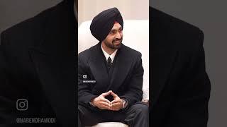 Indian singer Diljit Dosanjh meets Prime Minister Narendra Modi