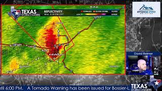 LIVE Texas Tornado Warning & BERYL Coverage (July 8, 2024)