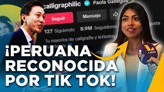 CEO de Tik Tok reconoce trabajo de influencer peruana: "Me mencionó como un caso de éxito"