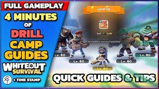 ️ Whiteout Survival -  Drill Camp Complete Guides & Tips - [Gameplay + Time Stamps]