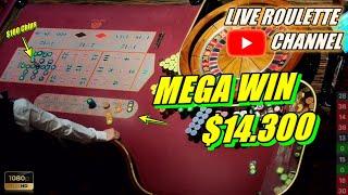 LIVE ROULETTE |  MEGA WIN 14.300 In Las Vegas  $100 Chips Inside Session Exclusive  2024-11-09