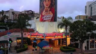 Fox Theater & Bruin Theatre Westwood, CA UCLA - Drone footage