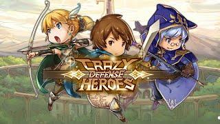 Crazy Defense Hero 크레이지디펜스히어로 모바일디펜스게임  초반플레이!!
