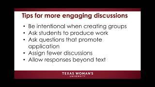 Increasing Student Engagement