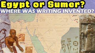 Ancient Egypt or Mesopotamia?  Where was Writing Invented? (3500-3000 BC)