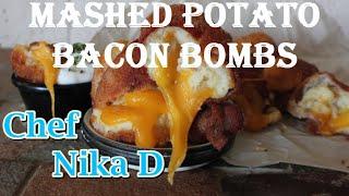 Mashed Potato Bacon Bombs Recipe - Chef Nika D