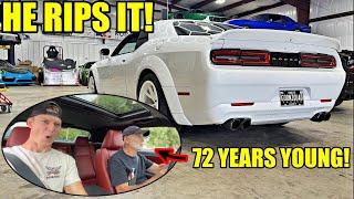 We Gave This 72 Year Old Our Hellcat Redeye And He Goes Wild!!!