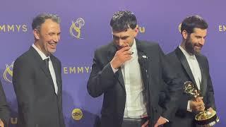 Richard Gadd and 'Baby Reindeer' cast (Best Limited Series) 2024 Emmys press room interview