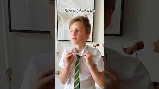 How to tie a tie  Back to School Hack #mumhack #momhack #backtoschool