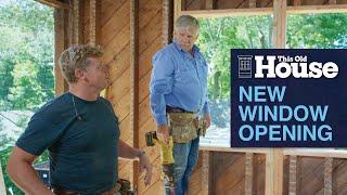 Install a New Window in an Old Wall | This Old House