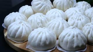 Công Thức, Cách Làm Bánh Bao Không Cho Men và Bột Nổi nhiều. Bánh Bao Trắng Xốp Mềm Thơm Vanh Khuyen