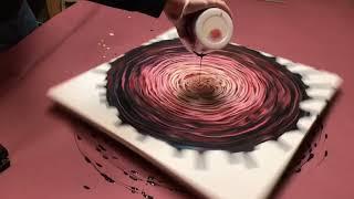 REVOLUTION OF EXTREME FLUID PAINTING!! YOU HAVE TO SEE THE WAY THIS PIECE TRANSFORMS!! PLEASE SHARE!