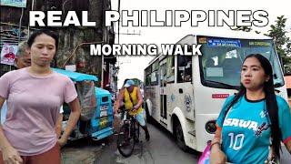 Philippines Walking Tour on a Busy Morning _ Cainta Rizal ( Eastbank Road 4K_Full-HD)