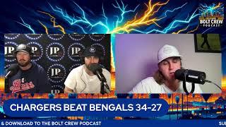 Chargers Vs Bengals LIVE Watch With The Crew