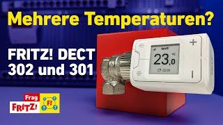 FRITZ!DECT 302 und 301: Mehrere Temperaturen mit den smarten Heizkörperreglern | Frag FRITZ!