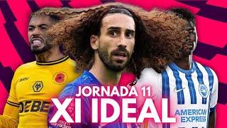 EL XI IDEAL DE LA JORNADA 11 DE LA PREMIER LEAGUE 24/25