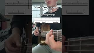 5 memes songs guitar tutorial #guitar #tutorial #memes