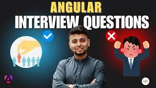  Live Angular Interview for Developer (3+ Years Experience) | Real-Time Q&A