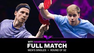 FULL MATCH | Jonathan Groth vs Truls Moregard | MS R32 | #WTTFrankfurt 2024