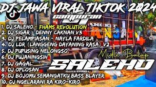 DJ SIGAR V3 X PELAMPIASAN X SALEHO | DJ JAWA VIRAL TIKTOK 2024 CAMPURAN - SOUNDRENALINE HOREG