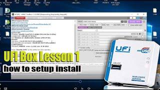 How to setup install UFI Box Lesson 1