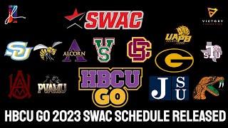 2023 HBCU Go SWAC TV schedule RELEASED - what do you think?