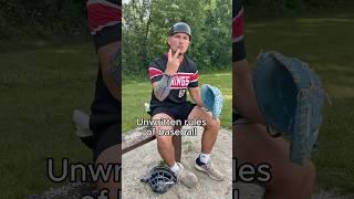 Unwritten rules of baseball (Part 3) | #baseball #content #skit #shorts
