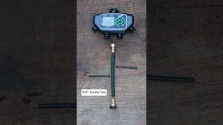  DIY Automatic Watering System! #irrigation #diyirrigation #diywatering #gardeningtips