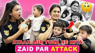 AYAAN AUR TUBA NE KIYA ZAID PAR ATTACK | MALIK KIDS