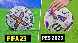 FIFA 23 vs eFootball 2023 - Direct Comparison  Graphics, Facial, Animation, Gameplay | Fujimarupes