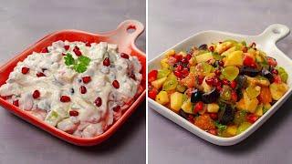 Fruit Salad Recipe in 2 Ways | Easy Fruit Chaat Recipe | Creamy Fruit Chaat | Chatpata Fruit Chaat