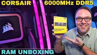 Corsair Vengeance RGB DDR5 6000MHz 32GB – Unboxing & RGB Showcase