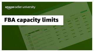 Amazon FBA capacity limits