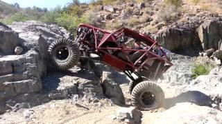 Buggy flops over backwards Lower Terminator Trail AZ